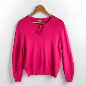 United Colors of Benetton Cashmere Blend Sweater Womens M (measurements) preppy